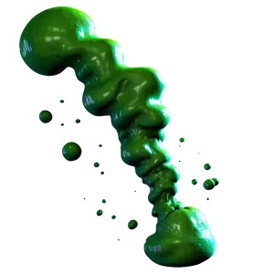 Green Slime Explosion PNG Qrm