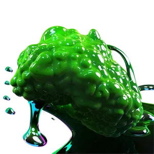 Green Slime Stream PNG 37