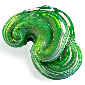 Green Slime Swirl PNG 1