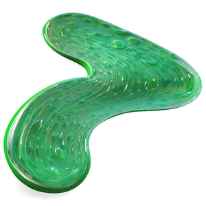 Green Slime Wave PNG Uke
