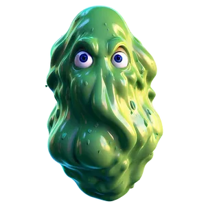 Green Slime Whirl PNG 6