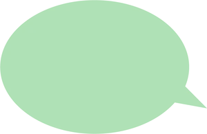 Green Speech Bubble Graphic PNG image