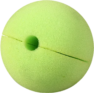 Green Spongewith Central Hole PNG image