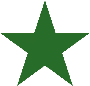 Green Star Vector Graphic PNG image