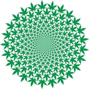 Green Starburst Pattern PNG image