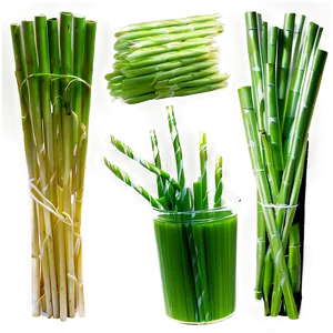 Green Straw Png Aup PNG image