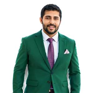 Green Suit PNG Gcm31