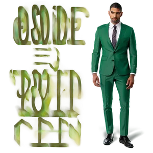 Green Suit PNG Wff