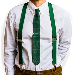 Green Suspenders PNG Uoe