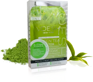 Green Tea Detox Pedicure Product PNG image