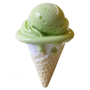 Green Tea Ice Cream Sundee PNG Tfp PNG