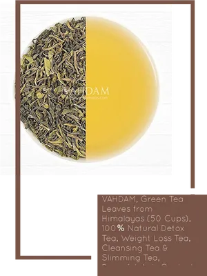 Green Tea Leavesand Brewed Tea Circle PNG