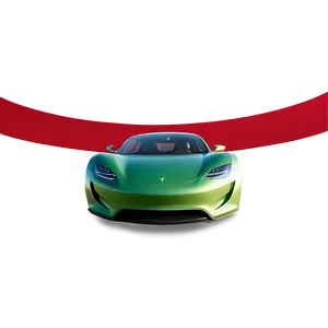 Green Tesla Roadster Eco-friendly Png Iud PNG image