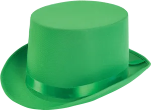 Green Top Hat Isolated PNG image