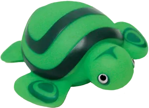 Green Toy Turtle Isolated PNG image