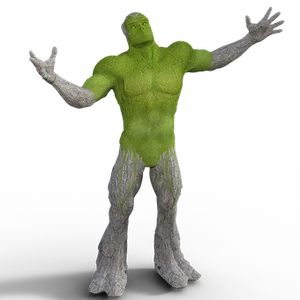 Green_ Tree_ Humanoid_ Character PNG image