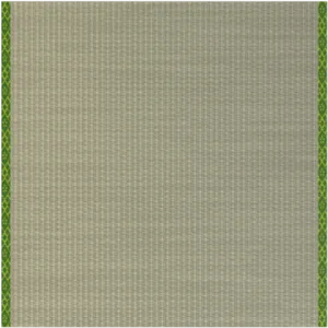 Green Trimmed Beige Fabric Texture PNG image