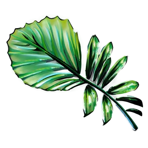 Green Tropical Plant Png Hfa81 PNG image