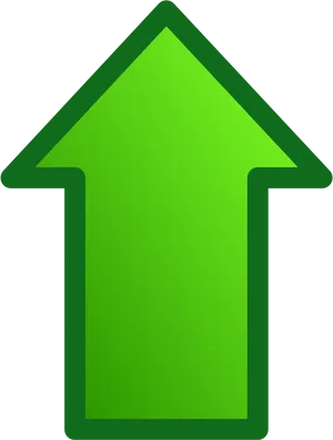 Green Upward Arrow Clipart PNG image