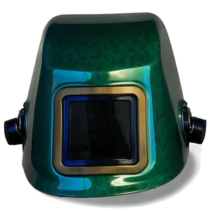 Green Welding Helmet PNG Xaq