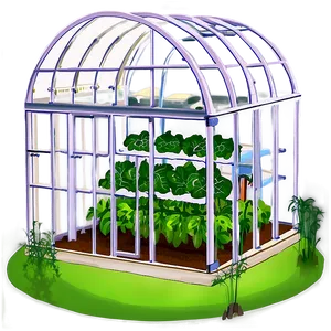 "greenhouse Vegetable Garden PNG" 06132024