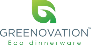 Greenovation Eco Dinnerware Logo PNG image