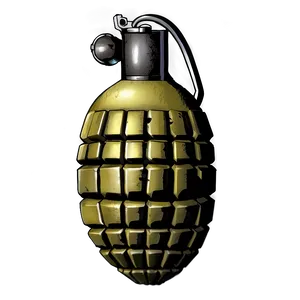 Grenade Illustration PNG 05242024