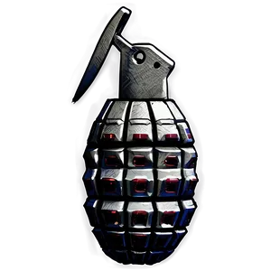 Grenade Sketch PNG Mqi