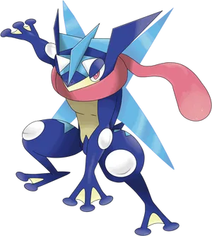 Greninja Pokemon Character PNG image