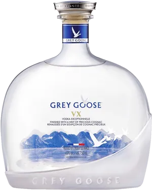 Grey Goose V X Vodka Bottle PNG image