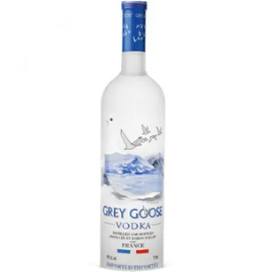 Grey Goose Vodka Bottle PNG image