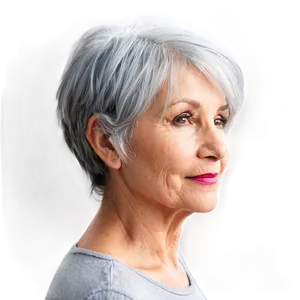 Grey Hair For Every Age PNG Bok43 PNG