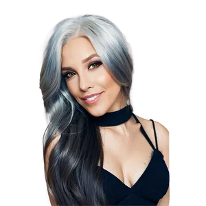 Grey Hair Glamour PNG 06282024 PNG