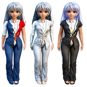 Grey Hair Makeover PNG Rni78 PNG