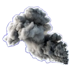 Grey Smoke D PNG image