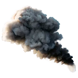 Grey Smoke Plume PNG 06272024