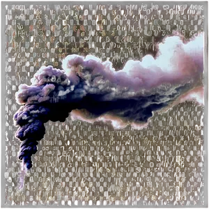 Grey Smoke Plume PNG 13