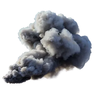 Grey Smoke Plume PNG Kfv