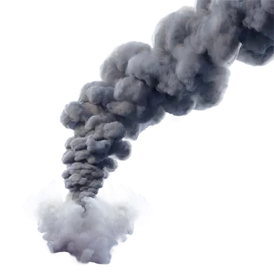 Grey Smoke Twist PNG 38