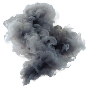 Grey Smoke Twist PNG 82