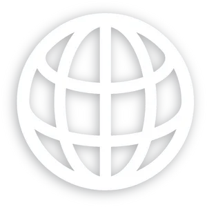 Grey World Icon PNG image
