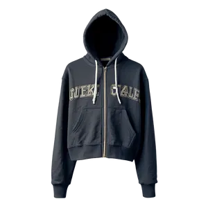 Grey Zip Up Hoodie PNG 58