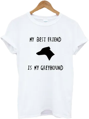 Greyhound Friend Tshirt Design PNG image