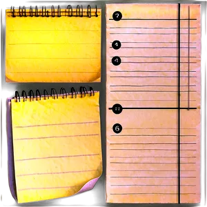 Grid Note Paper PNG Xtv34 PNG