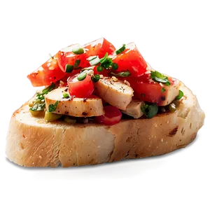 Grilled Chicken Bruschetta Topping PNG Cvp96 PNG