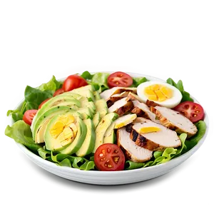 Grilled Chicken Cobb Salad PNG 06262024