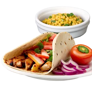 Grilled Chicken Tacos Meal Png 64 PNG image