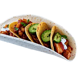 Grilled Chicken Tacos Meal Png 90 PNG image