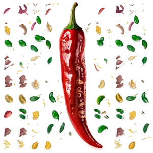 Grilled Chili Pepper PNG 06122024