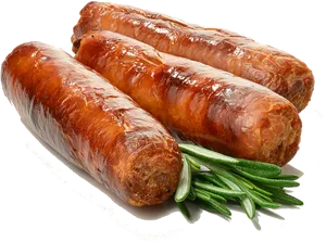 Grilled Sausageswith Rosemary PNG image